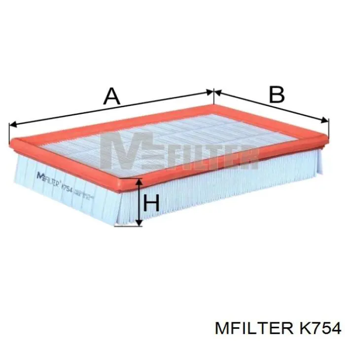 Фільтр повітряний K754 Mfilter