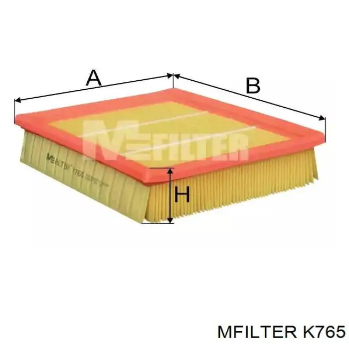 Купити K765 Mfilter Автомобільний фільтр повітря