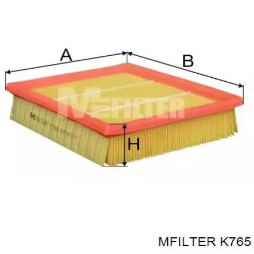 K765 Mfilter фільтр повітряний