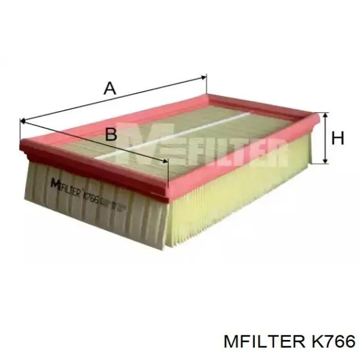 K766 Mfilter фільтр повітряний