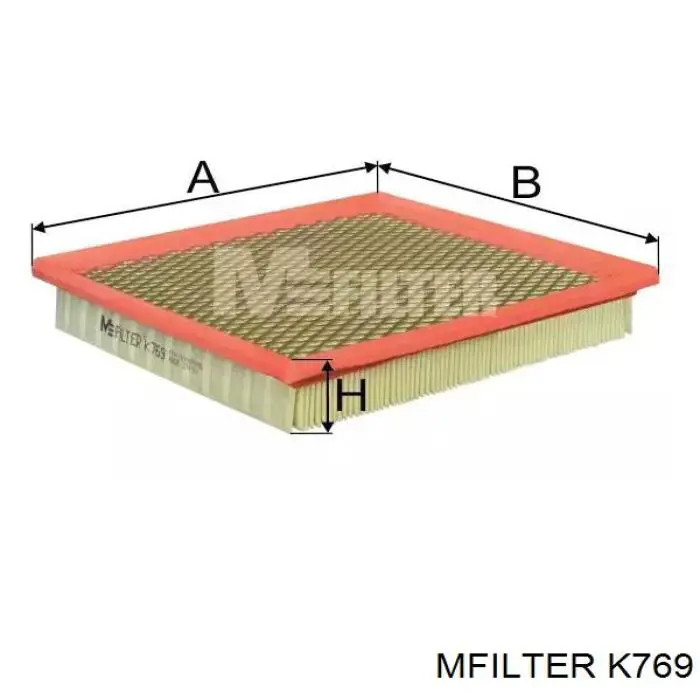 Купити K769 Mfilter Автомобільний фільтр повітря
