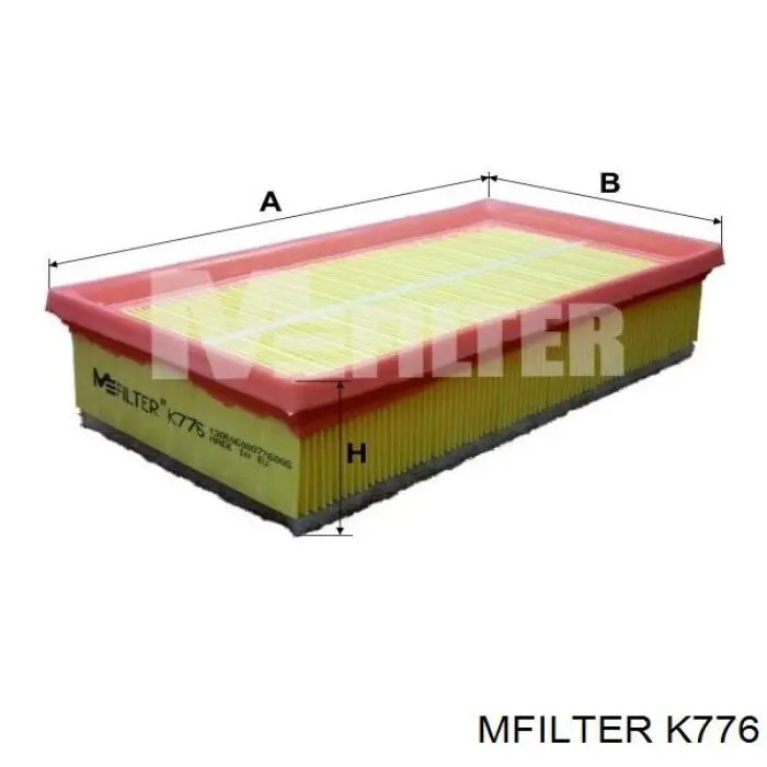 K776 Mfilter фільтр повітряний