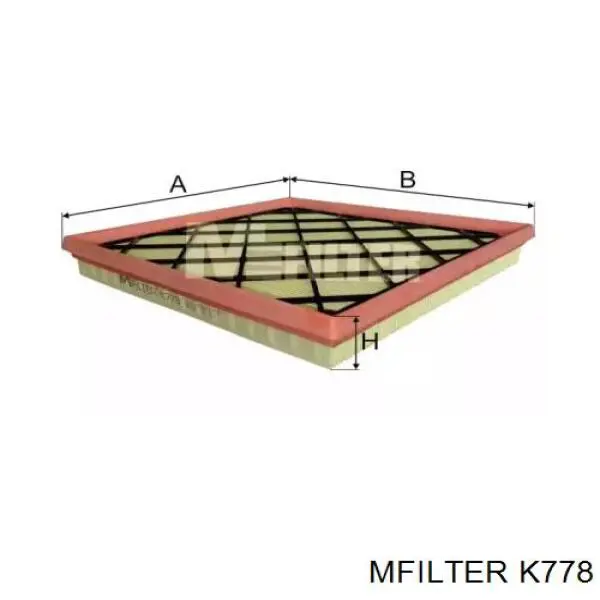 K778 Mfilter фільтр повітряний