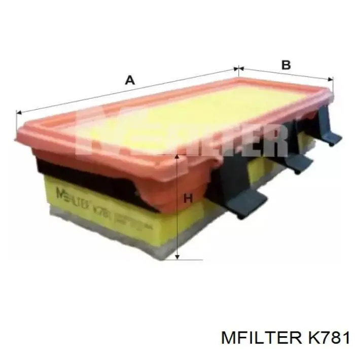 Елемент повітряного фільтра Mfilter K781 ціна, від 5.34 USD