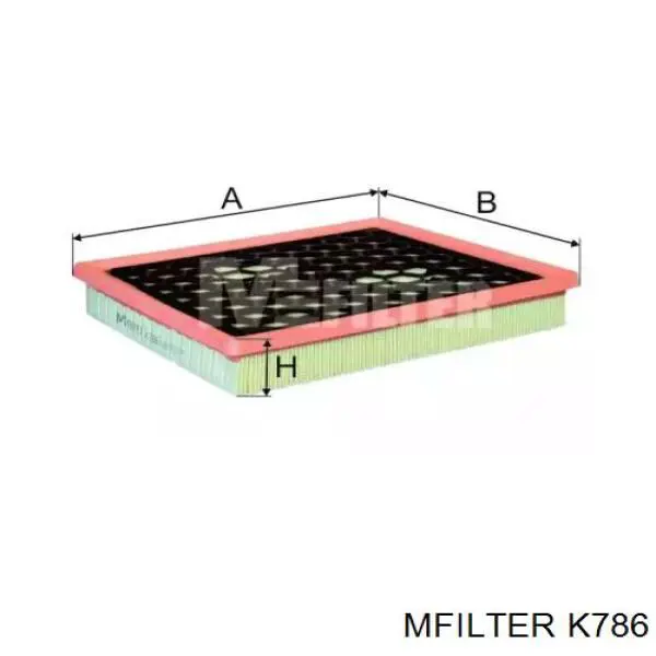 K786 Mfilter фільтр повітряний