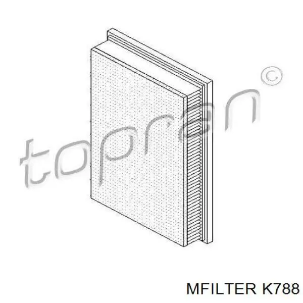 Елемент повітряного фільтра Mfilter K788 ціна, від 8.60 USD