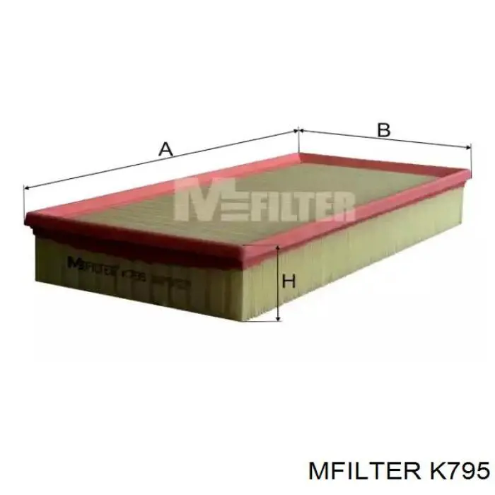 Елемент повітряного фільтра Mfilter K795 ціна, від 12.64 USD