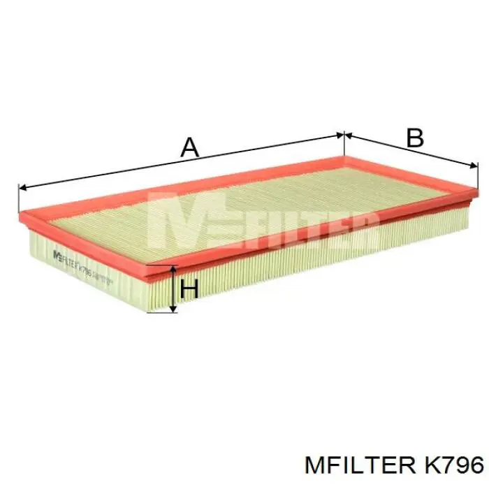K796 Mfilter фільтр повітряний