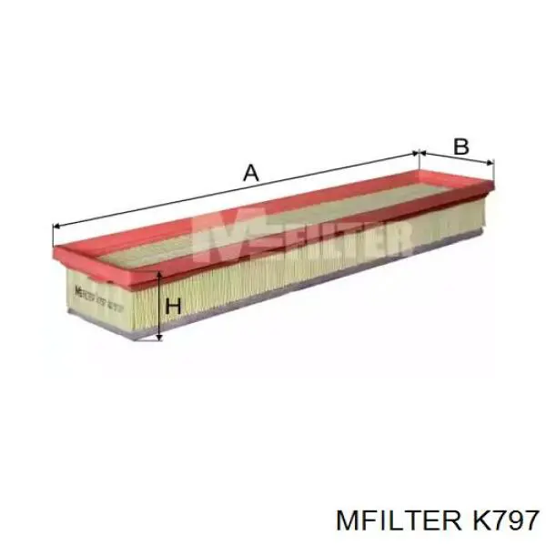 K797 Mfilter фільтр повітряний