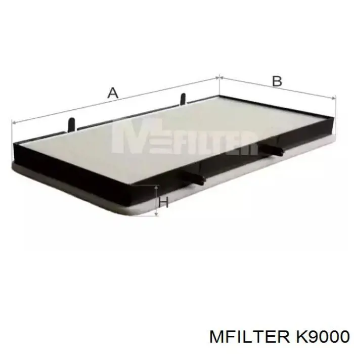 Фільтр повітряний обігрівача Mfilter K9000 ціна, від 7.49 USD