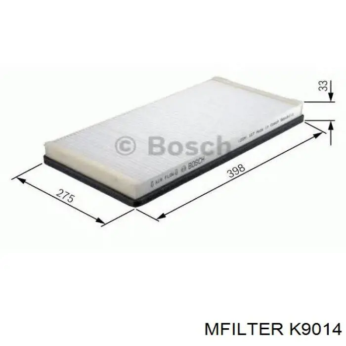 Фільтр повітряний обігрівача Mfilter K9014 ціна, від 19.15 USD