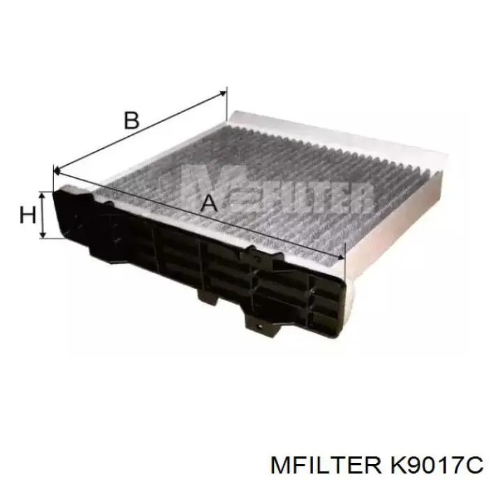 Фільтр повітряний обігрівача Mfilter K9017C ціна, від 7.98 USD