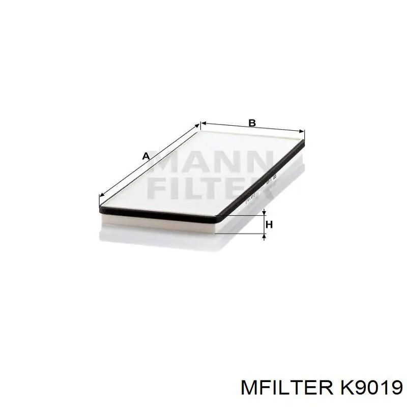 Купити K9019 Mfilter Фільтр салону вугільний