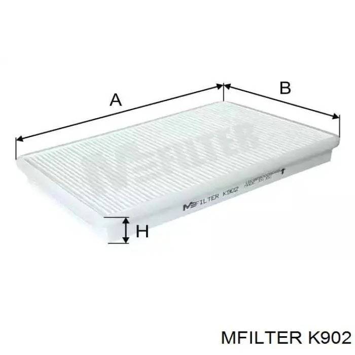 Фільтр повітряний обігрівача Mfilter K902 ціна, від 6.51 USD