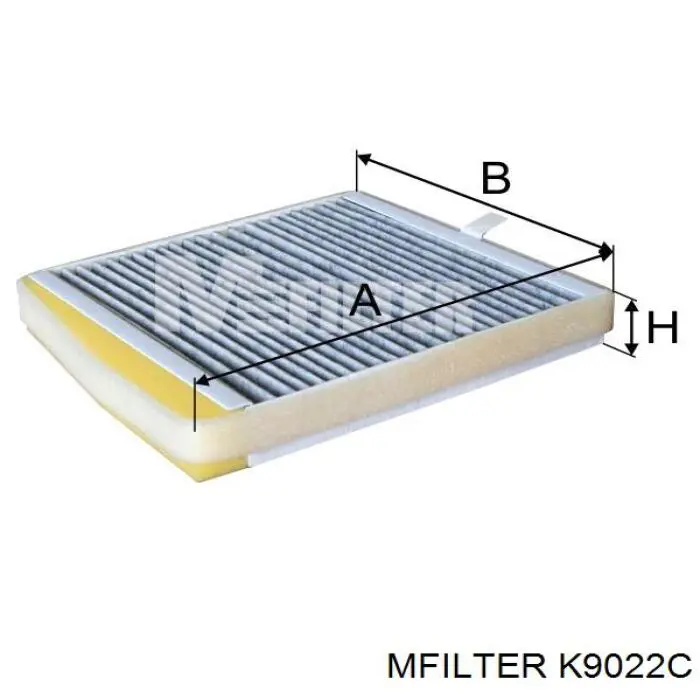 Фільтр салону K9022C Mfilter