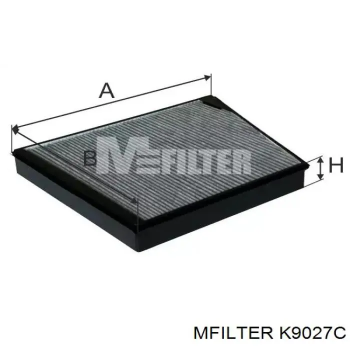 Купити K9027C Mfilter Фільтр салону вугільний