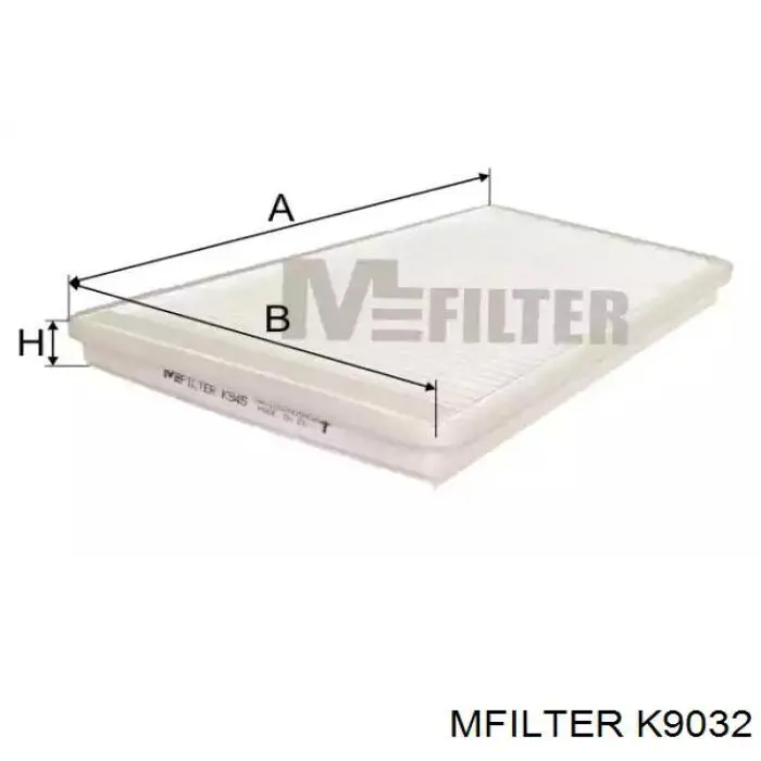 Фільтр салону K9032 Mfilter