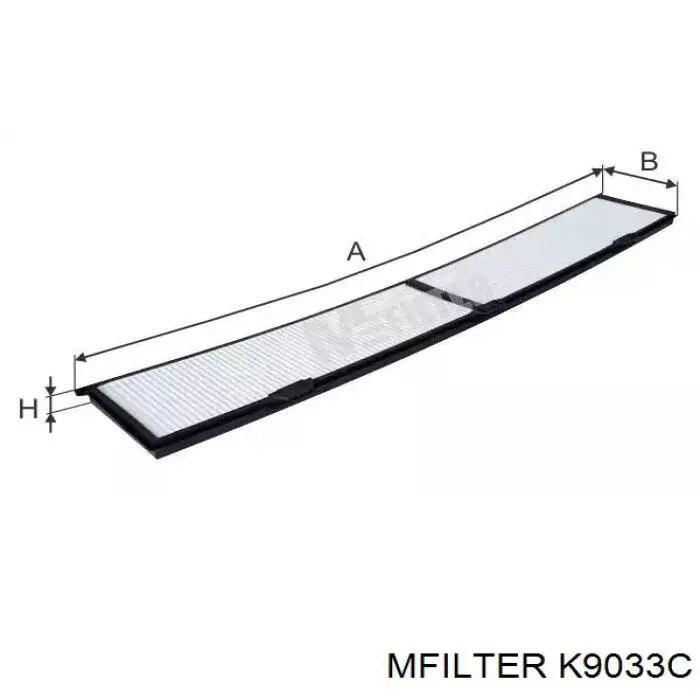 Фільтр салону K9033C Mfilter