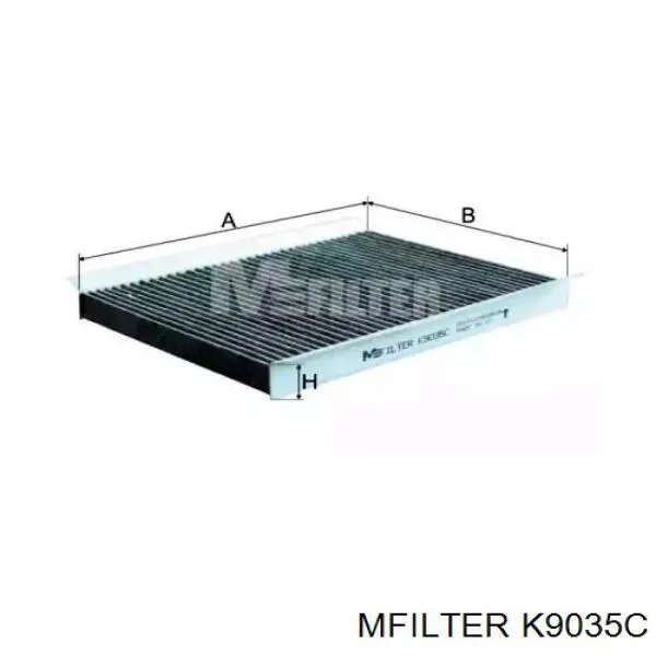 Купити K9035C Mfilter Фільтр салону вугільний