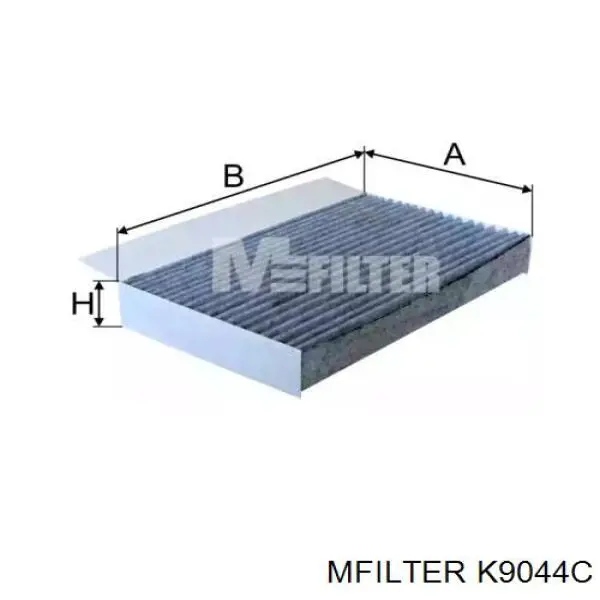 Фільтр повітряний обігрівача Mfilter K9044C ціна, від 7.03 USD