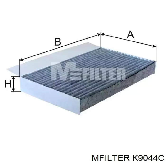 Купити K9044C Mfilter Фільтр салону вугільний