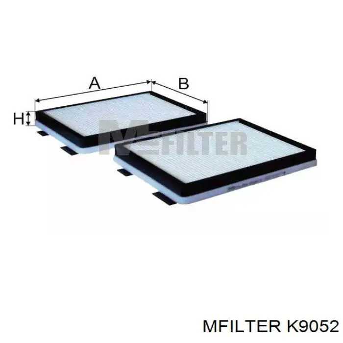 Купити K9052 Mfilter Фільтр салону вугільний