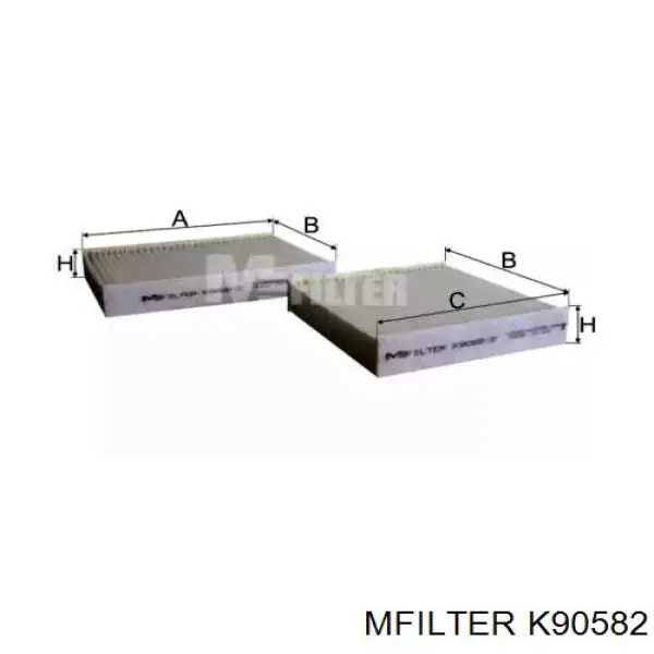 K90582 Mfilter фільтр салону