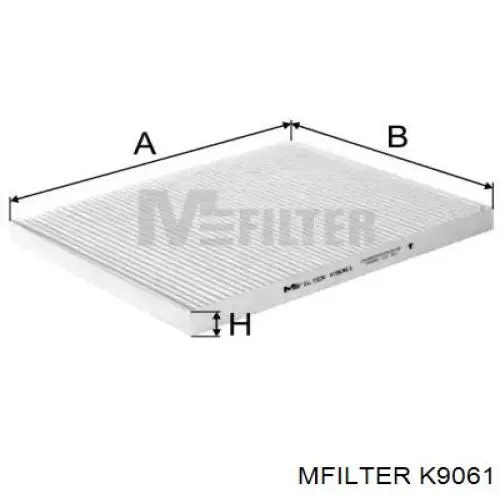 Фільтр салону K9061 Mfilter