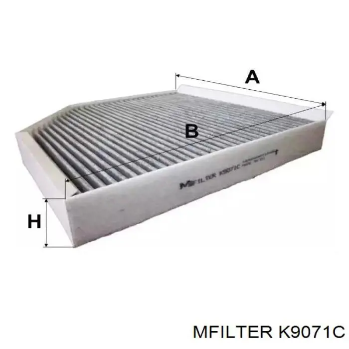 Купити K9071C Mfilter Фільтр салону вугільний