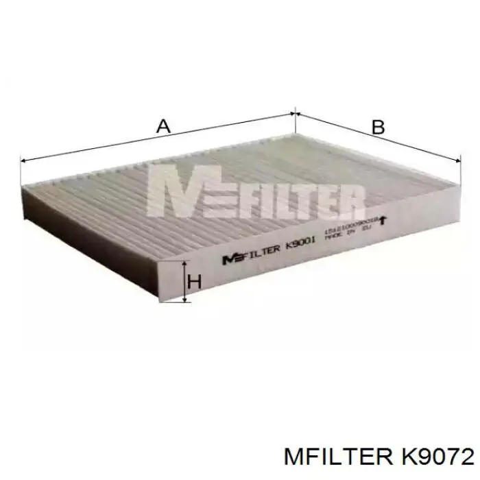 Фільтр повітряний обігрівача Mfilter K9072 ціна, від 4.17 USD