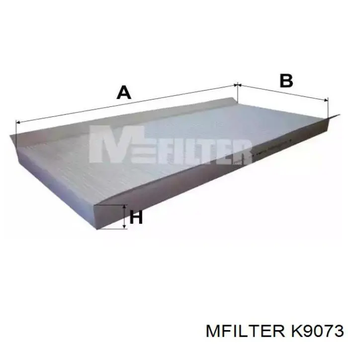 Фільтр повітряний обігрівача Mfilter K9073 ціна, від 8.46 USD