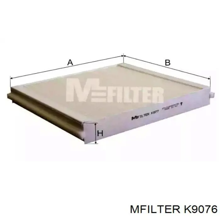 Фільтр повітряний обігрівача Mfilter K9076 ціна, від 4.22 USD