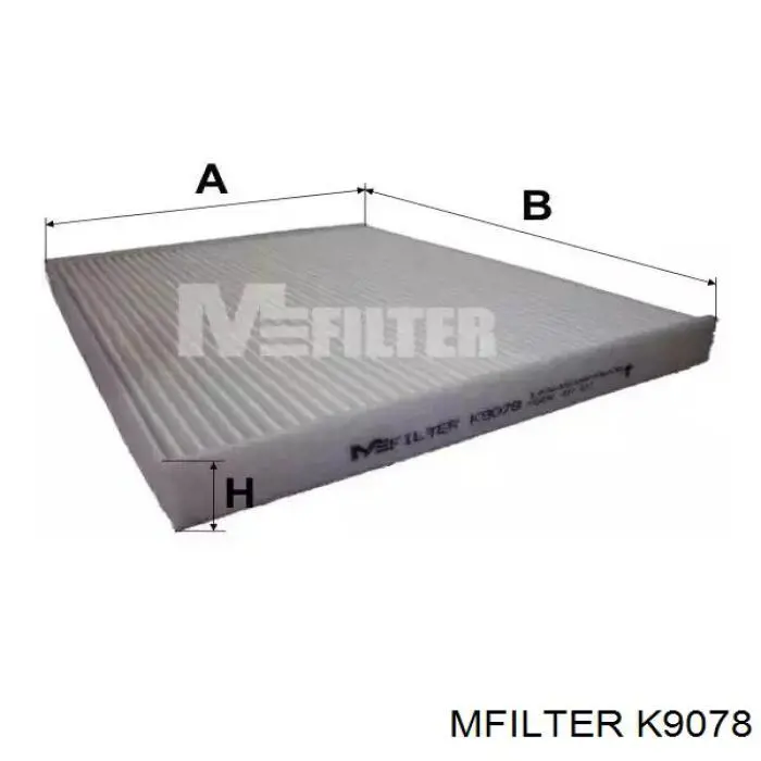 K9078 Mfilter Внутрішньосалонний фільтр