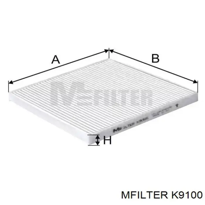 Купити K9100 Mfilter Фільтр салону вугільний