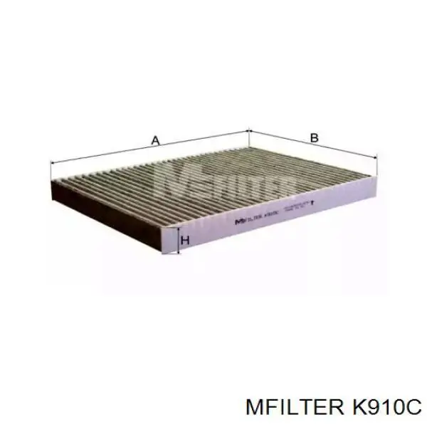 Купити K910C Mfilter Фільтр салону вугільний