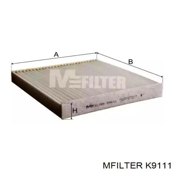 Купити K9111 Mfilter Фільтр салону вугільний