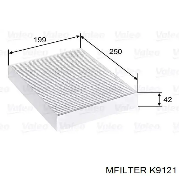 Фільтр повітряний обігрівача Mfilter K9121 ціна, від 6.26 USD