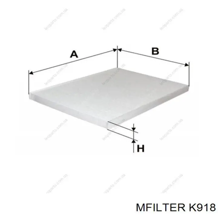 Фільтр повітряний обігрівача Mfilter K918 ціна, від 4.60 USD