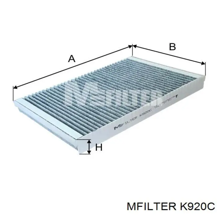 Фільтр салону K920C Mfilter