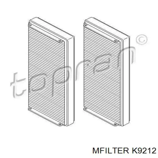 Купити K9212 Mfilter Фільтр салону вугільний
