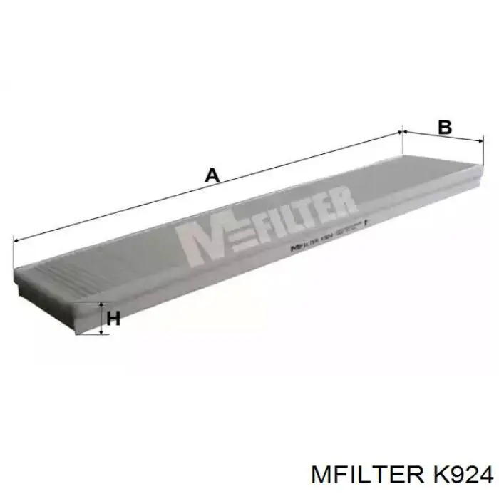 Фільтр повітряний обігрівача Mfilter K924 ціна, від 6.30 USD