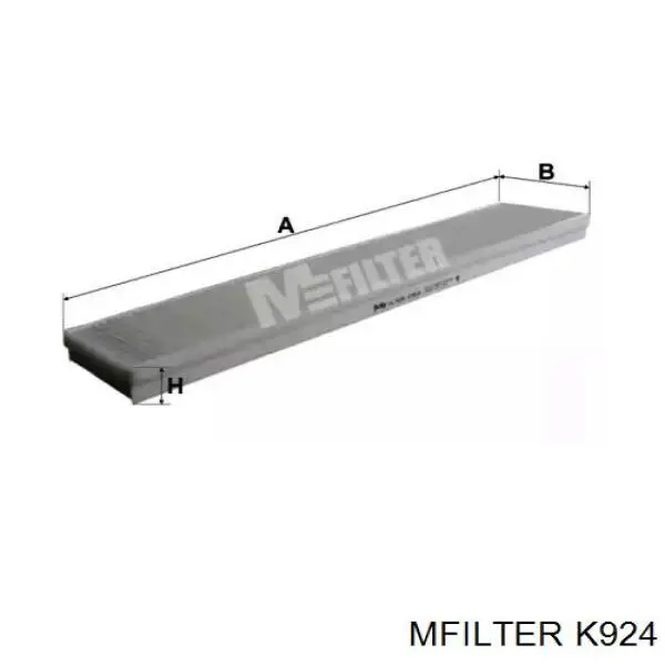 K924 Mfilter фільтр салону