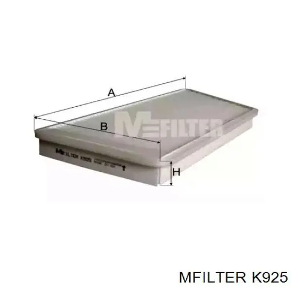 K925 Mfilter Внутрішньосалонний фільтр