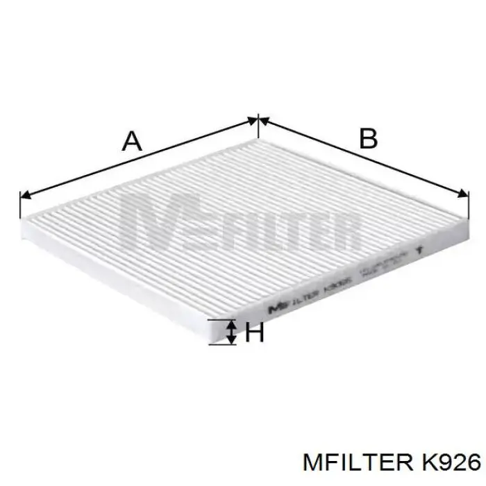 Фільтр салону K926 Mfilter