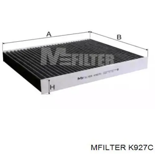 Фільтр повітряний обігрівача Mfilter K927C ціна, від 7.72 USD