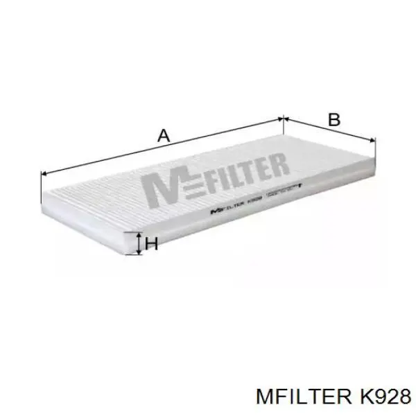 Купити K928 Mfilter Фільтр салону вугільний