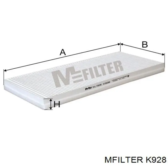 K928 Mfilter Внутрішньосалонний фільтр