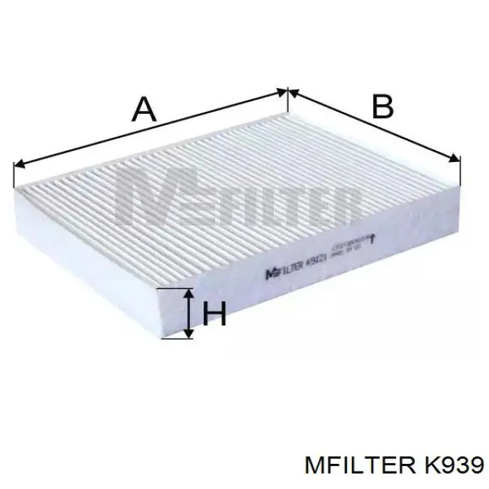 Фільтр повітряний обігрівача Mfilter K939 ціна, від 9.92 USD