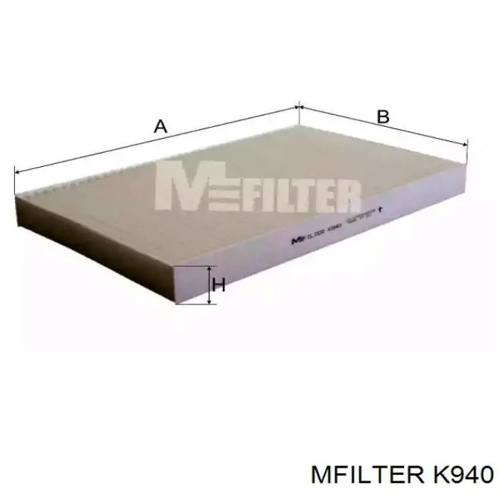 Купити K940 Mfilter Фільтр салону вугільний