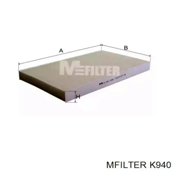K940 Mfilter фільтр салону